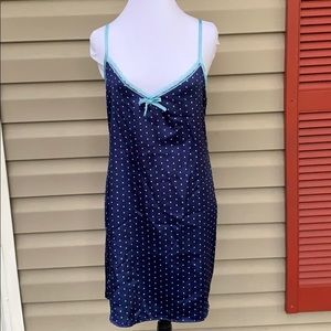 Izod women’s navy&aqua short nightgown